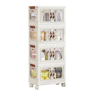 Trade Shop Trade Shop - Scatola Portaoggetti Contenitori Salva Spazio Quattro Strati Per Arredo Casa