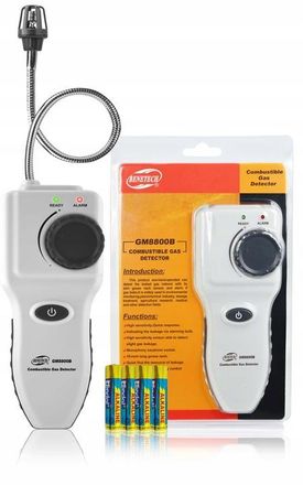 OEM Detector De Fugas De Gas - Gas Natural, Glp, Metano, Propano, Butano + Pilas