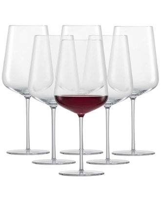 Zwiesel Glas Set Of 6 Vervino 25.1Oz Bordeaux Glasses