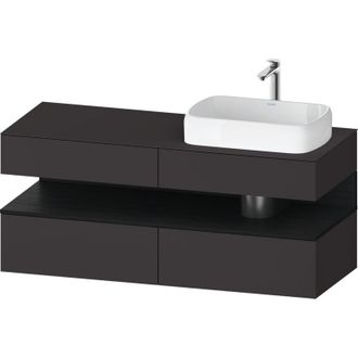 Duravit Qatego Consola Mueble Bajo Lavabo, 2 Extensiones, 2 - Duravit