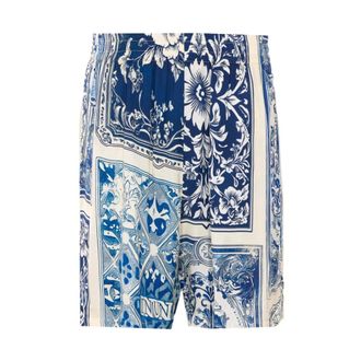 Ih Nom Uh Nit Casual Shorts, male, Multicolor, Size: S Shorts elasticizzati con stampa