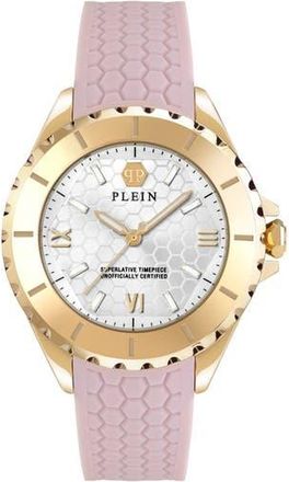 Philipp Plein Heaven Silicone Strap Watch, 38mm in Gold at Nordstrom Rack