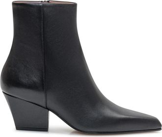 PARIS TEXAS Jane Ankle Boot 60 - Dames - Cowboylaarzen - Zwart - 39 EU - Leer - Schoenen