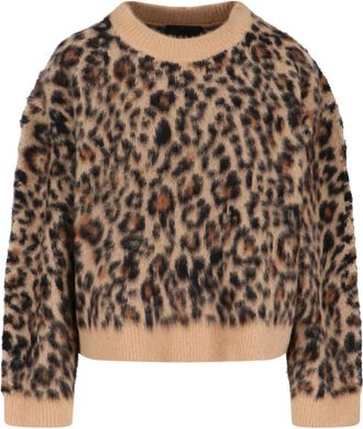 Nili Lotan Zamira Sweater In Brown Cashmere