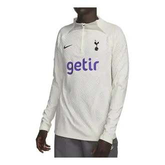 Nike Tottenham Dri-fit ADV Elite 1/4 Zip Long Sleeve Strike Drill Top Beige DN2791-133