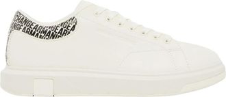A|X Armani Exchange Schoenen, Heren, Beige, 42 1/2 EU, Polyester, Sneakers met detail op de achterkant