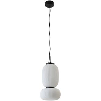 Lucande Ceiling Light Lucya dimmable (scandinavian) in White made of Glass for e.g. Living Room & Dining Room (1 light source,) from Lucande