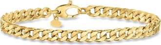 Ross-Simons Italian 5mm 14kt Yellow Gold Curb-Link Bracelet