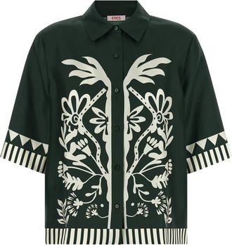 Eres Rare Shirt - Dames - Overhemden - Groen - L - Overhemden