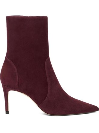 Stuart Weitzman Stivali Stuart Power a punta 75mm - Rosso