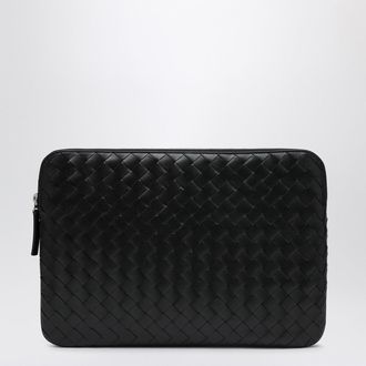 Bottega Veneta Getaway black Intrecciato document holder