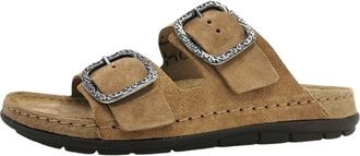 Rohde Huispantoffels - Dames - Schoenen - Bruin - Maat: 41 EU