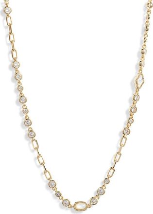 Kendra Scott Elisa Abbie Mini Pendant Necklace in Gold White Mix at Nordstrom