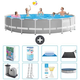 Intex Piscina Prism Frame Redonda - 549x122 Cm - 9-piezas S619