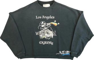 Paly Hollywood Mythss Distressed Graphic-print Sweatshirt