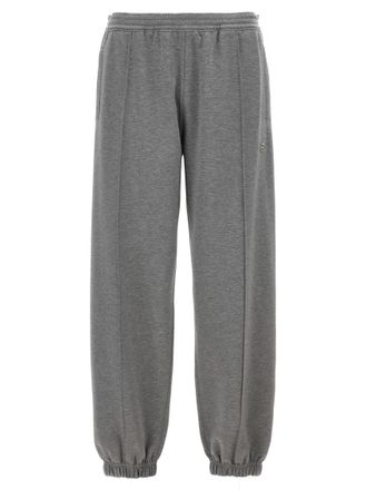 Givenchy Grey Metallic Logo Joggers
