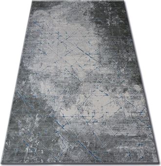 RugsX Rugsx - Carpet acrylic yazz 6076 cracked concrete blue / grey grey 160x220 cm