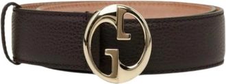 Gucci Pre-owned Vintage Leren Riem - Dames - Vintage Accessoires - Bruin - ONE Size - Leer - Vintage