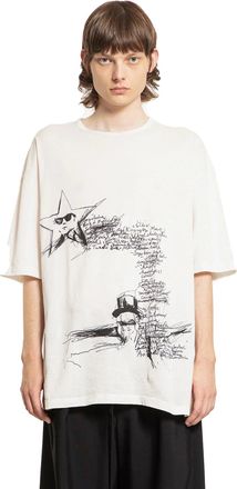 Ann Demeulemeester Dieter Sketchbook High-Comfort T-Shirt