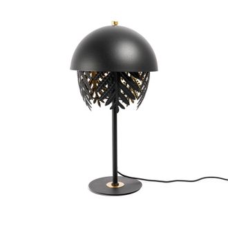 Lucande Lucande L&aacute;mpara De Mesa aparas En Negro Metal
