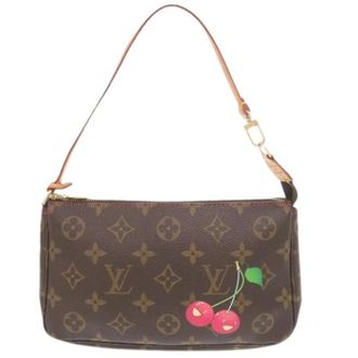 Louis Vuitton Pre-owned Shoulder Bags, female, Brown, Size: ONE SIZE Pre-owned Canvas Shoulder Bag