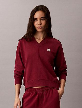 Calvin Klein Sudadera Holgada De Felpa Francesa Con Logo
