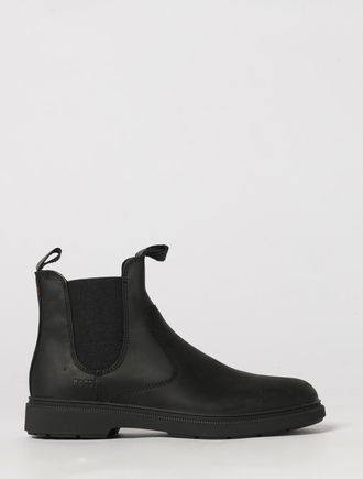 HUGO BOSS Ferling Full-Grain Leather Chelsea Boots with Rubber Sole