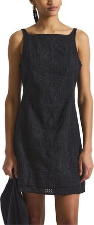 Derek Lam Saige Garden Tile Eyelet Mini Dress