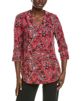 Jones New York 3/4-Sleeve V-Neck Tunic