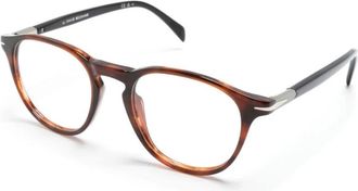 Eyewear by David Beckham EX4 Optisch Montuur - Heren - Brillen - Bruin - 50 MM - Accessoires