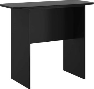 vidaXL Mesa Consola Negro 93 X 40 X 75 Cm Madera De Ingenier&iacute;a Vidaxl