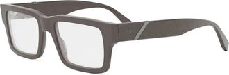 Fendi Authentieke Diagonale Brillen van Premium Kwaliteit - unisex - Brillen - Grijs - 53 MM - Accessoires