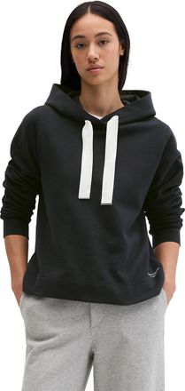 Marc O'Polo Hoodie MARC OPOLO, Damen, Gr. XL, deep night blau, angeraute Sweatware, Obermaterial: 100% Baumwolle, relaxed fit normal, B&uuml;ndchen, Sweatshirts Hoodie