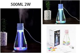 Trade Shop Trade Shop - Diffusore Aromi Umidificatore Bottiglia 500 Ml Usb Aromaterapia