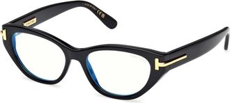 Tom Ford Glasses, unisex, Black, Size: 52 MM Glasses