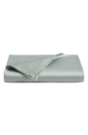 Sunday Citizen Silky Flat Sheet in Slate Grey at Nordstrom, Size Queen