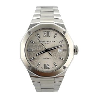 Baume & Mercier Riviera Automatic 42mm - Dames - Horloges - Grijs - ONE Size - Satijn - Accessoires