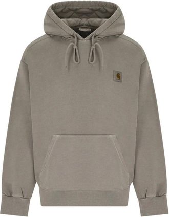 Carhartt Work in Progress Hooded Nelson Sweatshirt - Heren - Hoodies - Grijs - M - Katoen - Hoodies & sweatvesten