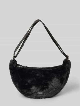 Wouf Umhängetasche mit Label-Patch Modell Black Forest in Black, Größe 1