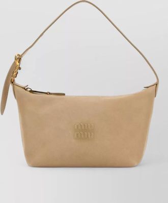Miu Miu leather shoulder bag gold tone hardware