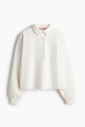 H&M Polo-Sweatshirt - Cremefarben