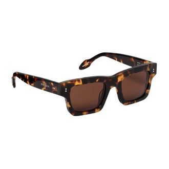 J.W.Anderson Accessoires, Heren, Bruin, ONE Size, Rechthoekige Zonnebril