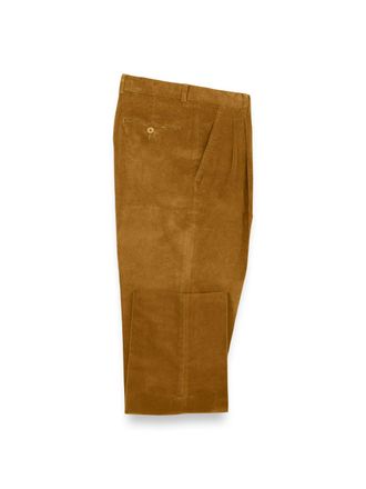Paul Fredrick Cotton Stretch Corduroy Pleated Pants