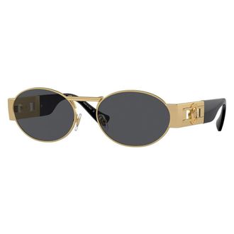 Versace Dark Grey Oval Unisex Sunglasses VE2264 100287 56