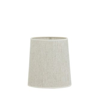 Light & Living Pantalla De L&aacute;mpara - Breska - Beige - Textil - - Light&living