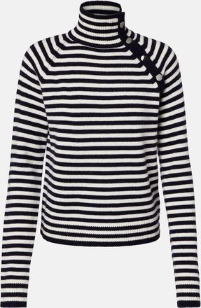 Max Mara Dolcevita Paniere in cashmere a righe