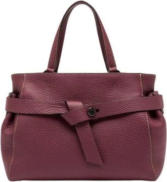 Gianni Chiarini Miranda Handtas - Dames - Handtassen - Paars - ONE Size - Leer - Tassen