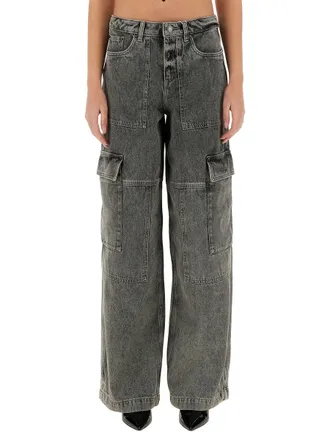 Michael Michael Kors 100% Cotton Cargo Pants - Gray