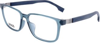 HUGO BOSS Mens 55 mm Blue Opticals