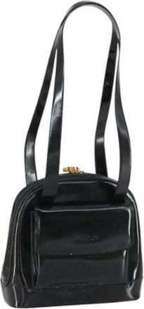 Gucci Pre-owned Backpacks, female, Black, Size: ONE SIZE Pre-owned Coated Canvas Backpack